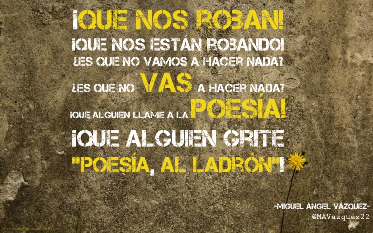 llamen a la poesía